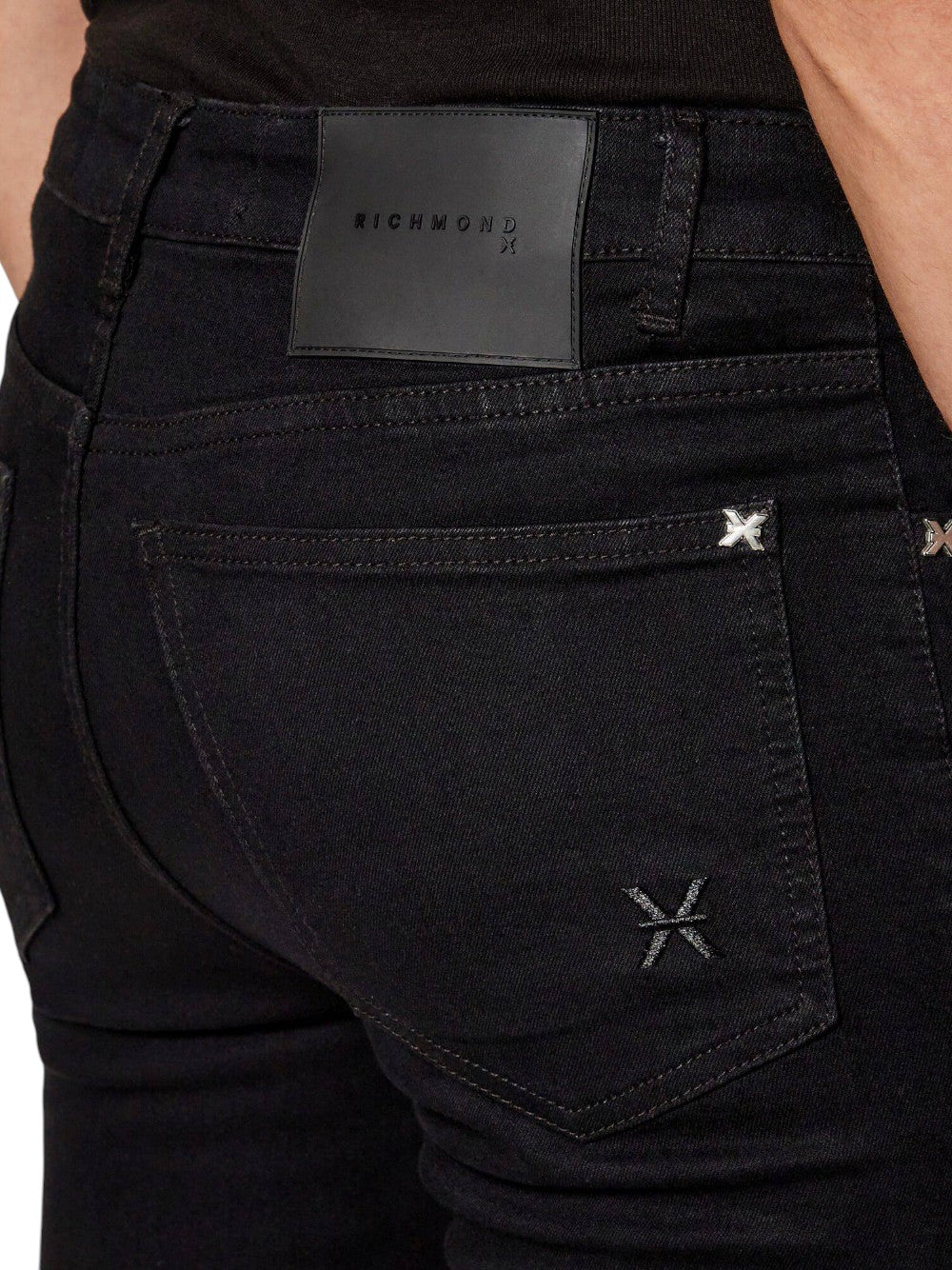 John Richmond Jeans Uomo LANDIS SLIM FIT UMA25348JE DENIM BLACK