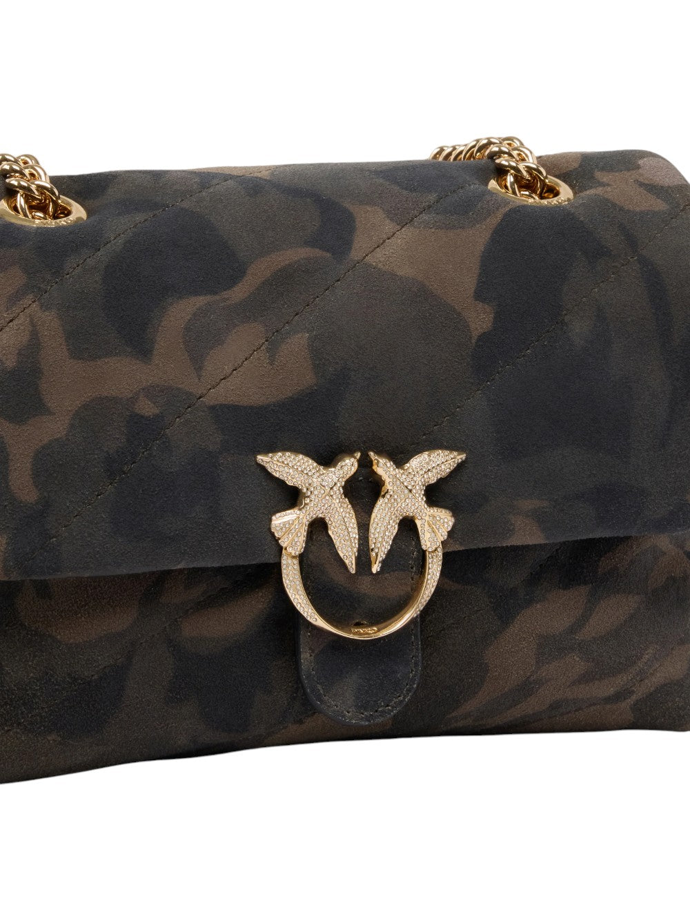 Pinko Borsa Donna LOVE PUFF MINI CL SUEDE PRINT 100039A3LR ST3Y