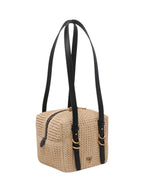 Pinko Borsa Donna Cubic Bag Rafia + Vitello 106465A391C24Q