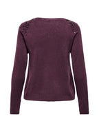 ONLY Maglia Donna ONLSTARRY LS SEQUIN O-NECK KNT 15359242