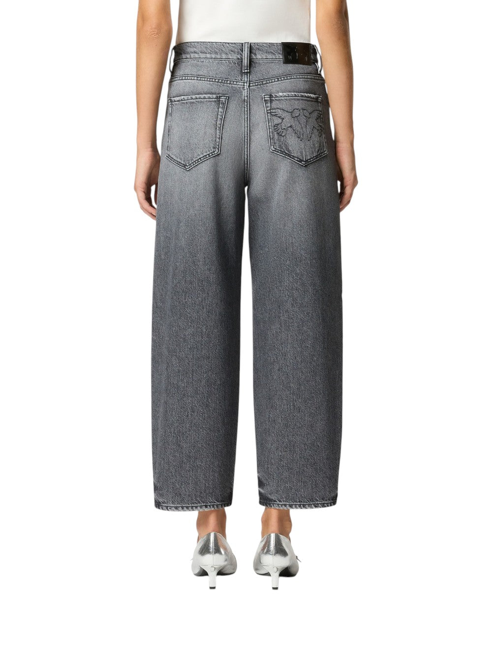Pinko Jeans Donna ESTELLE EGG MOONLIGHT GRAY DEN 103857A2RY PJ9