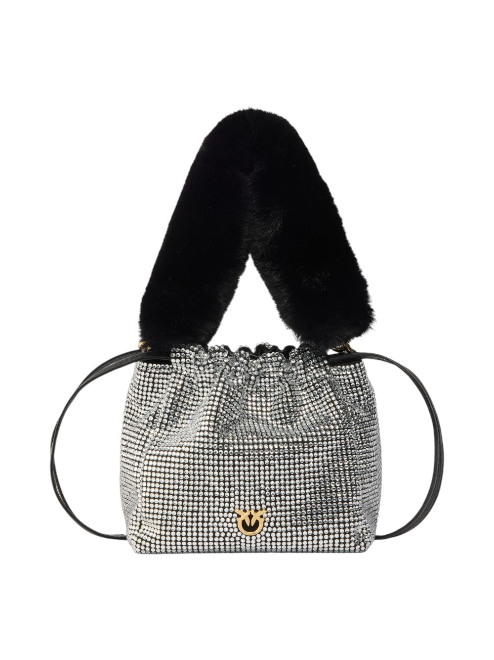 Pinko Borsa Donna POUCH FULL STRASS/IMITATIONFUR 107635A3M9 Z99Y