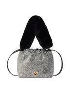 Pinko Borsa Donna POUCH FULL STRASS/IMITATIONFUR 107635A3M9 Z99Y
