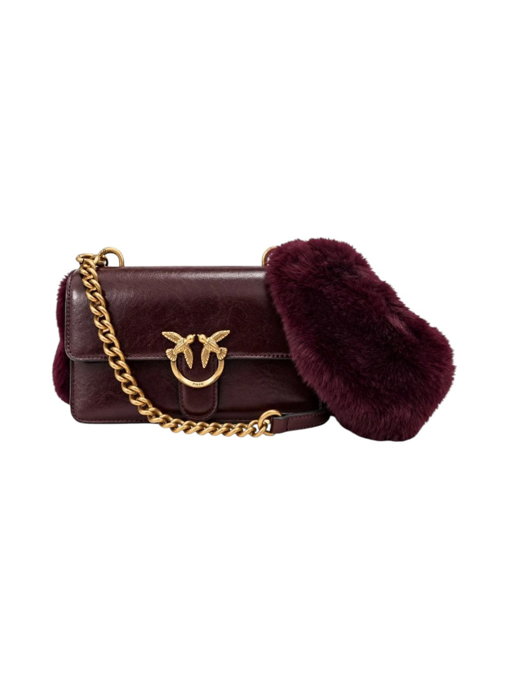Pinko Borsa Donna LOVE ONE MN LGHT IMIT.FUR H. V 107676A3LP W34Q