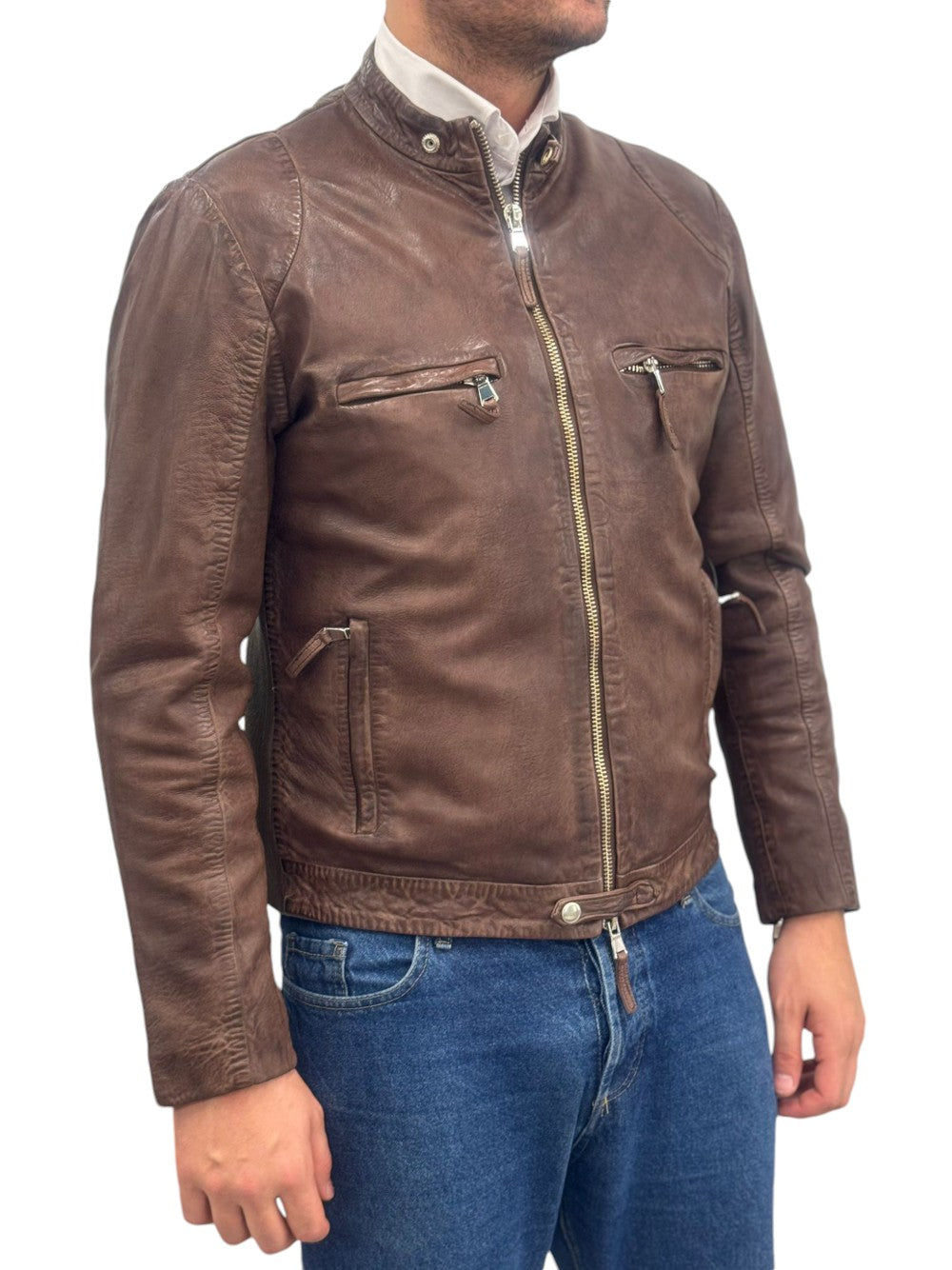 LEATHER AUThORITY GIUBBINO Uomo MORE W&WL