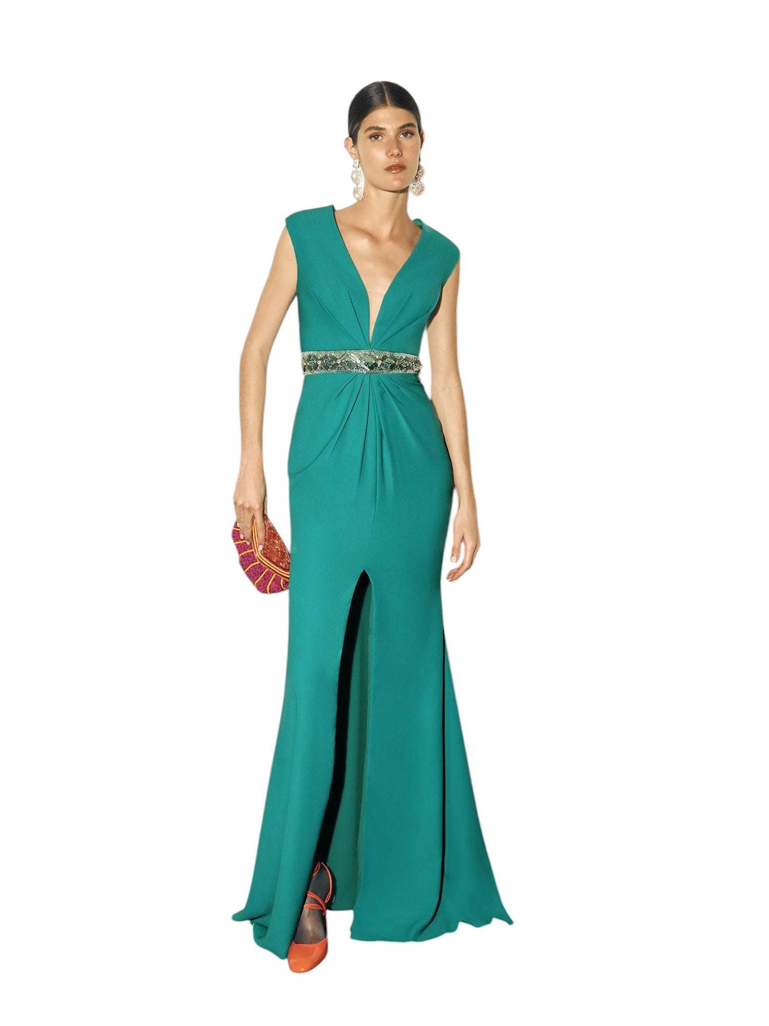 PRONOVIAS ABITO LUNGO Donna AZAFRAN