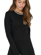 ONLY Abito Donna ONLMILLA LS BLING DRESS AT KNT 15366285