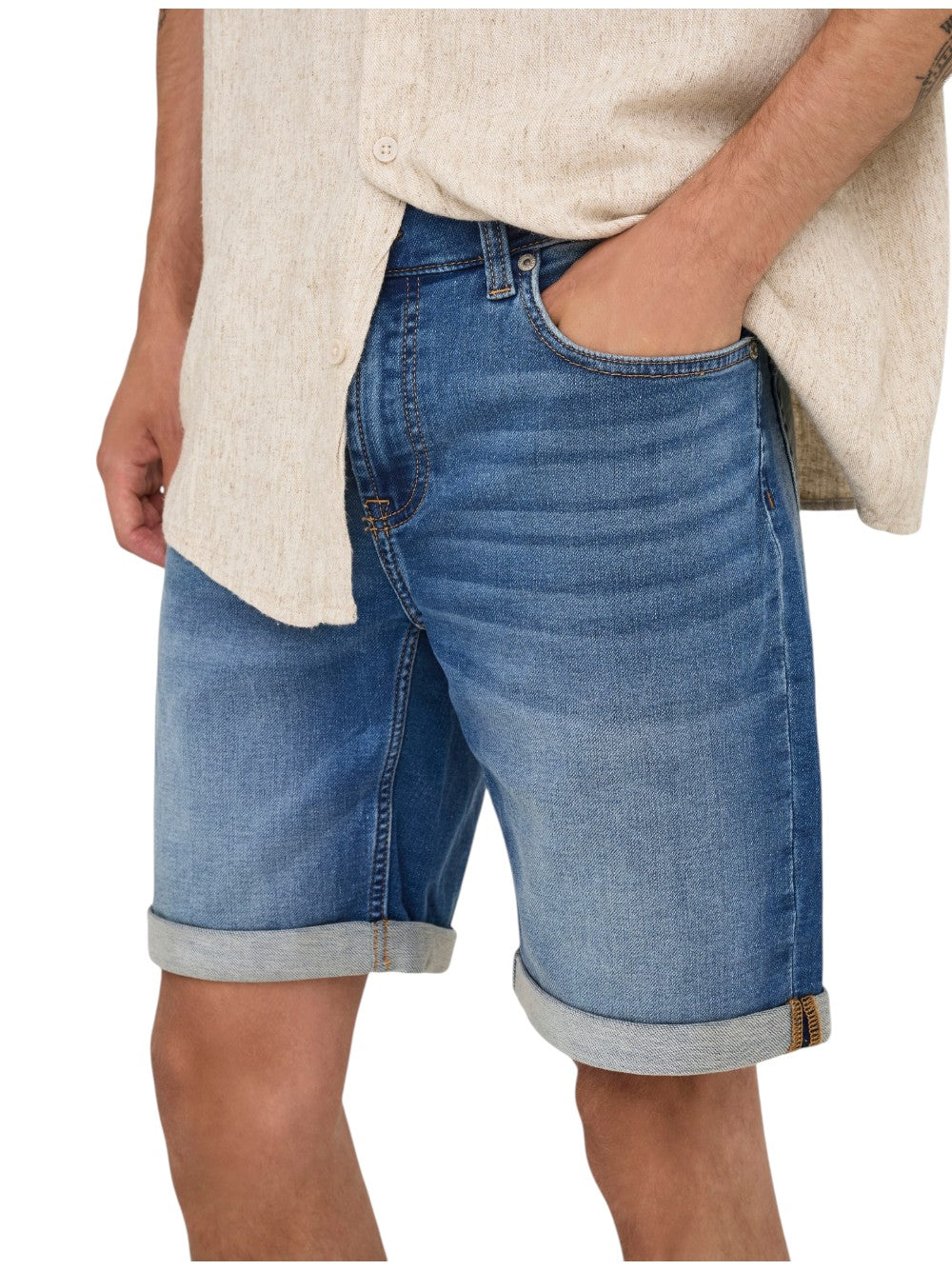 ONLY & SONS Bermuda Uomo ONSPLY JOG DBD 0025 ANA DNM 22030024