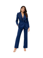 York Time Tailleur Donna  04609 Bl