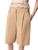 Pinko Pantalone Donna BRYANA BERMUDA LINO STRETCH 106594A34ID41