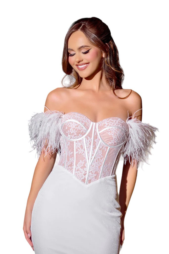 PORTIA&SCARLETT ABITO LUNGO Donna PS24044