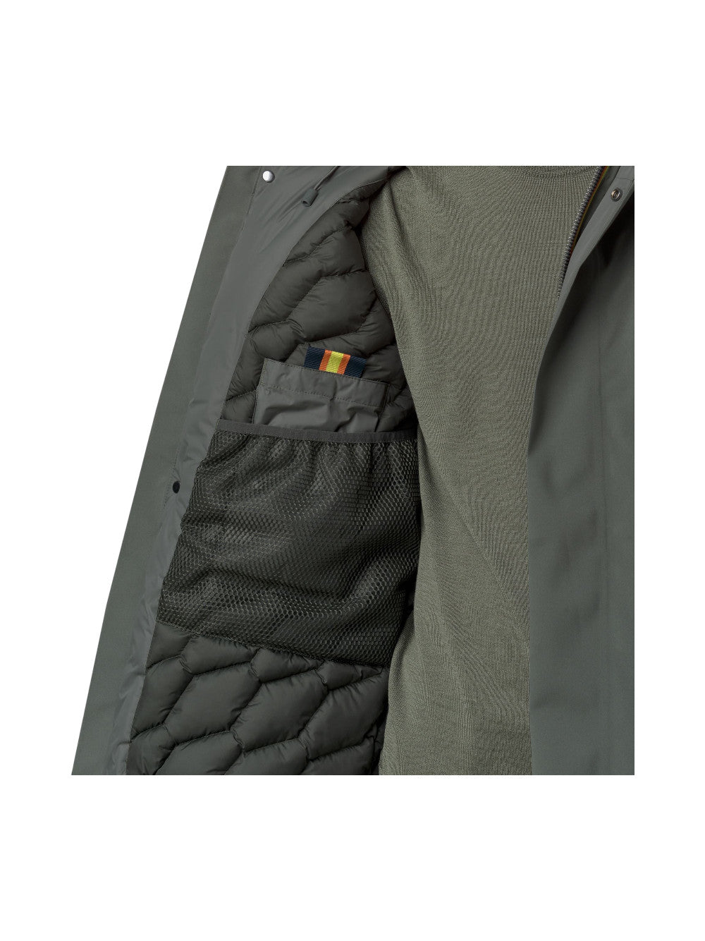 K-Way GIUBBINO Uomo JACKEN BONDED PADDED K7132BW  B2N