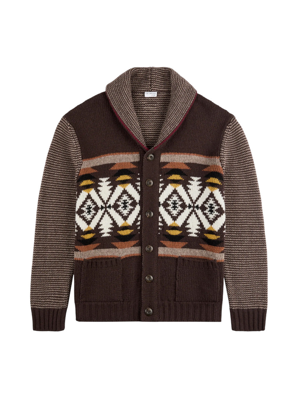 Fay Cardigan Uomo JACQUARD DESERT CODE ARC MMMC1532770YTY0XD9