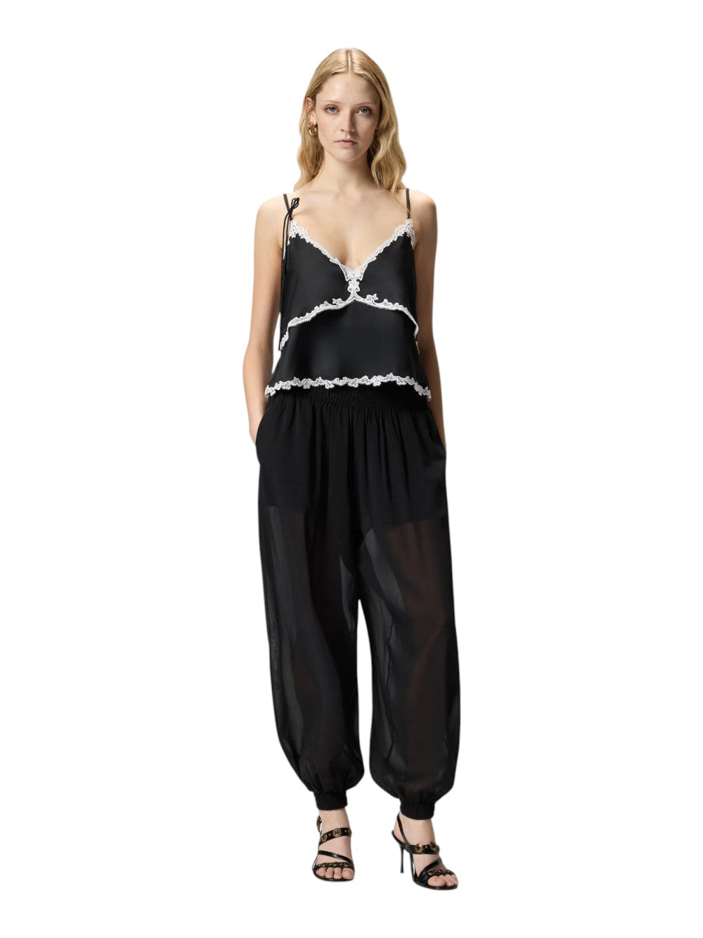 Pinko Top Donna CANAZEI TOP TWILL FLUIDO 106893A3AVZCB