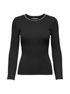 ONLY Maglia Donna ONLNATASCHA LS BLING O-NECK CC KNT 15350822