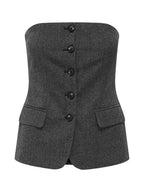 ONLY Gilet Donna ONLMARNIE S/L BUT TUBE WAISTCOAT TLR 15357612