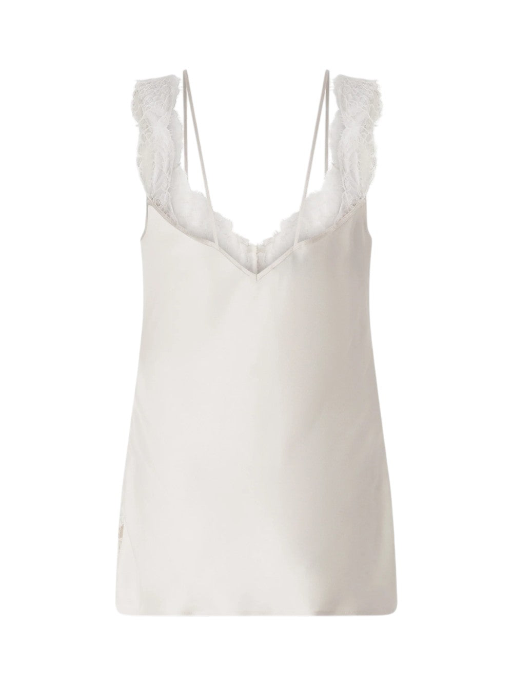 Pinko Top Donna LYDIA TOP TWILL CON PIZZO 106623A385P97