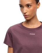 Pinko T-SHIRT Donna BASICO T-SHIRT JERSEY LOGO PIN 100373A3HK RR7