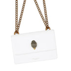 Kurt Geiger borsa Donna 690-SHOREDITCH SM CROSS BODY-WHITE-LEATHER