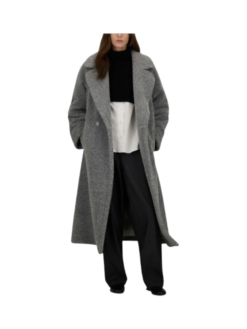 Herno Cappotto Donna CAPPOTTO LUNGO TEDDY CA000583D12735