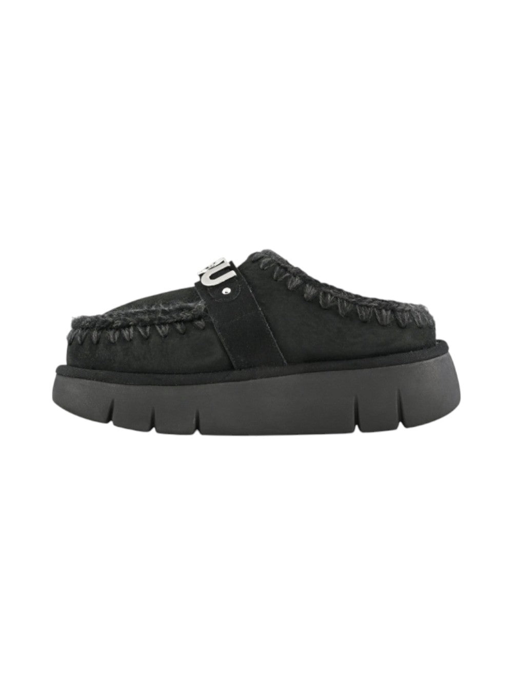 Mou Ciabatte Donna Bounce clog metal logo MU.FW531001A BB