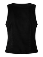 Pinko Giacca Donna GARDENER GILET BLK BLK DENIM + 106424A33VZ99