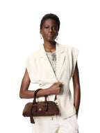 Pinko Borsa Donna BOWLING BAG HORIZONTAL SUEDE + 105334A2JH L74V