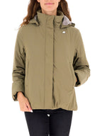 K-Way GIUBBINO Donna MARLETTE TWILL SOFT BEAVER K8144BW DC9