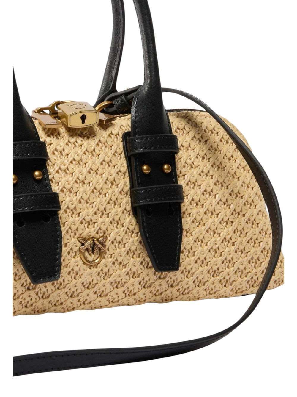 Pinko Borsa Donna Bowling Bag Horizontal Rafia + 105334A1RLC24Q