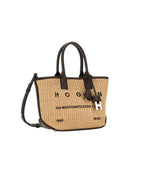 Hogan Borsa Donna ADDRESS SHOPPING MINI TESS. RAFIA KBW01TA5100UYI 7E06