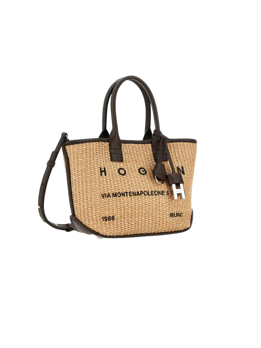 Hogan Borsa Donna ADDRESS SHOPPING MINI TESS. RAFIA KBW01TA5100UYI 7E06