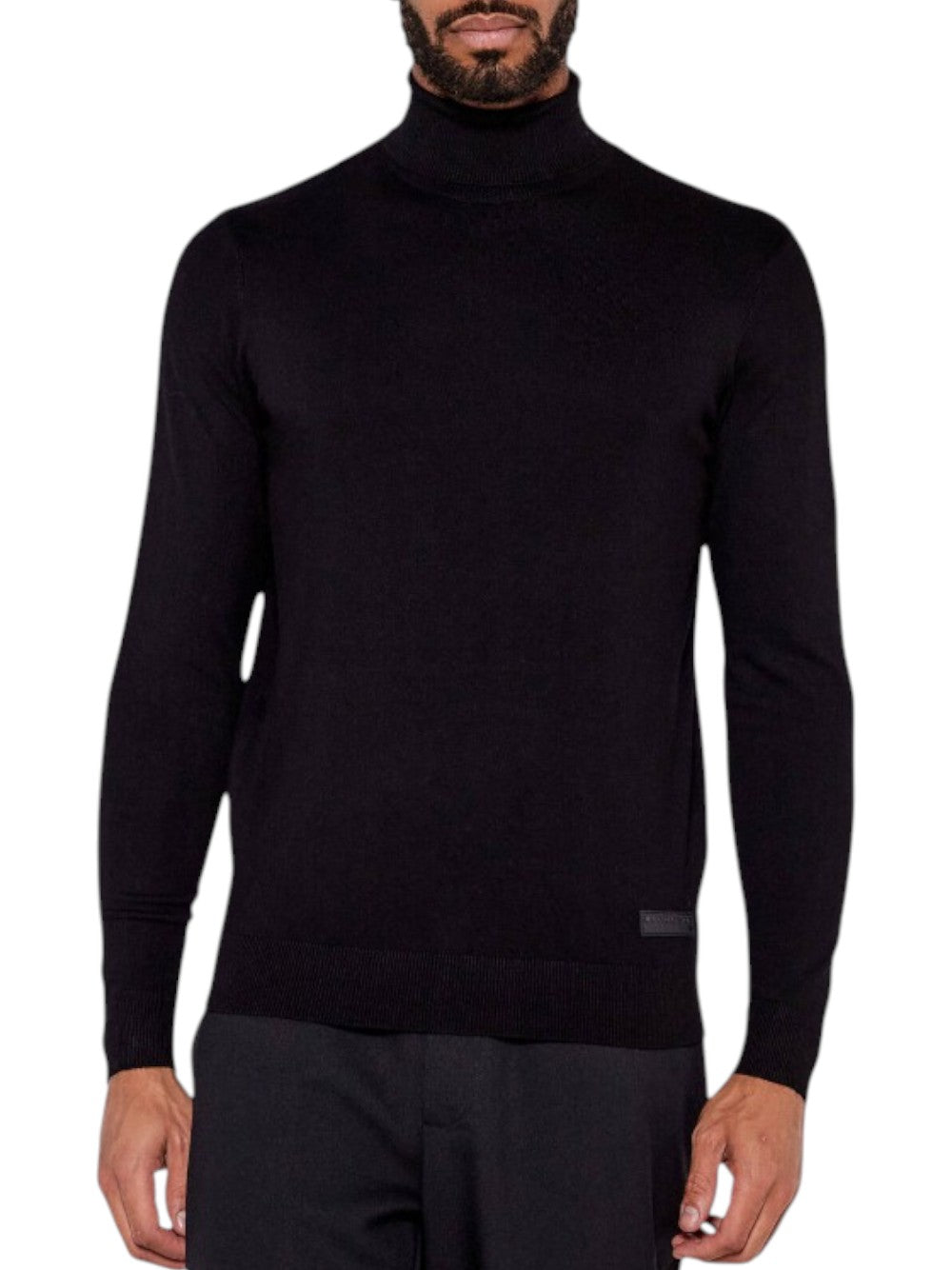 John Richmond Maglia Uomo TURTLENECK GNOMA UMA25056LU BLACK