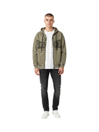 John Richmond GIUBBINO Uomo KANAL UMA26056GB GREEN FOREST NIGHT