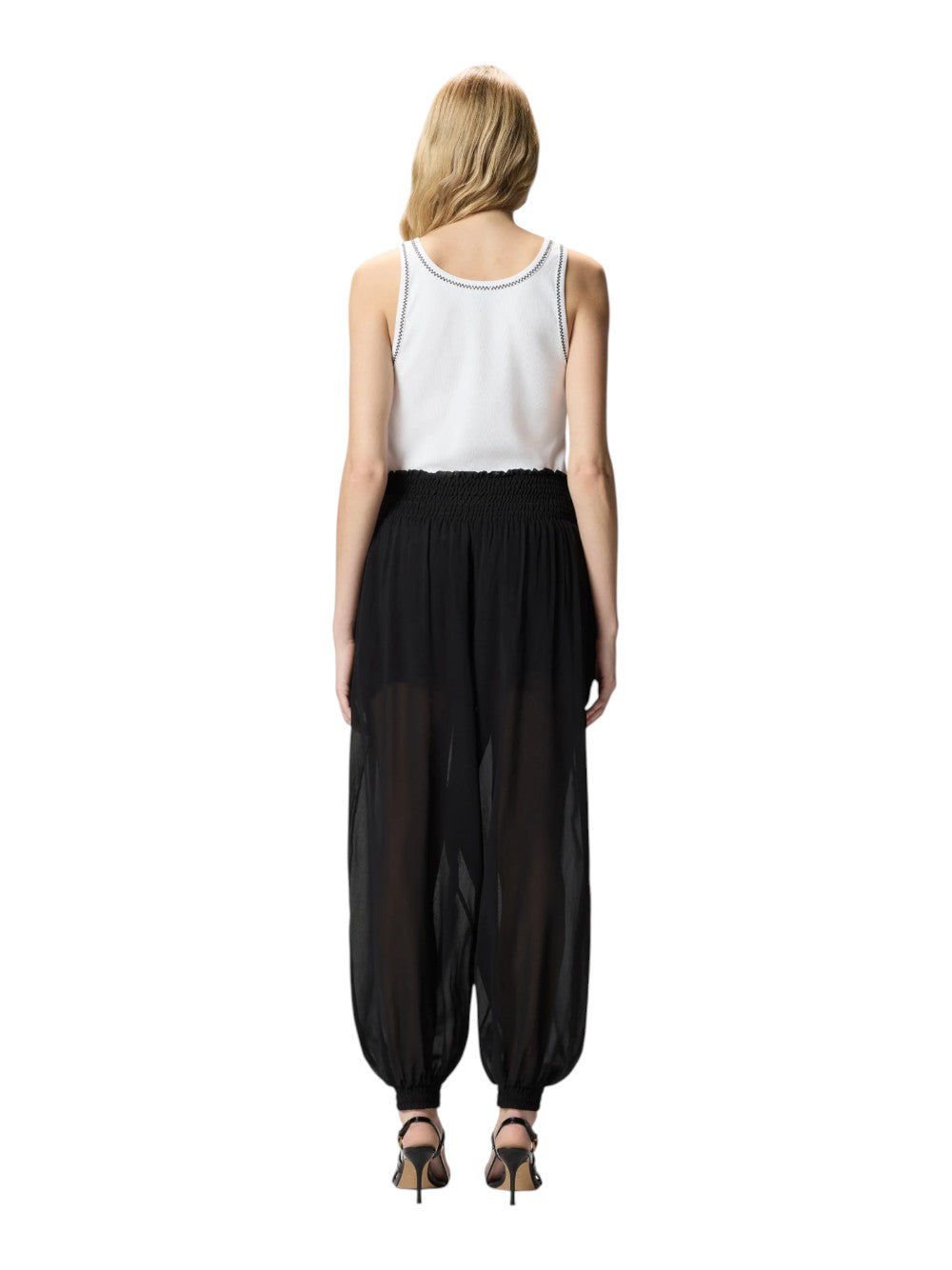 Pinko Top Donna BITETTO CANOTTA COSTINA LOGO T 106816A3ALZZ1