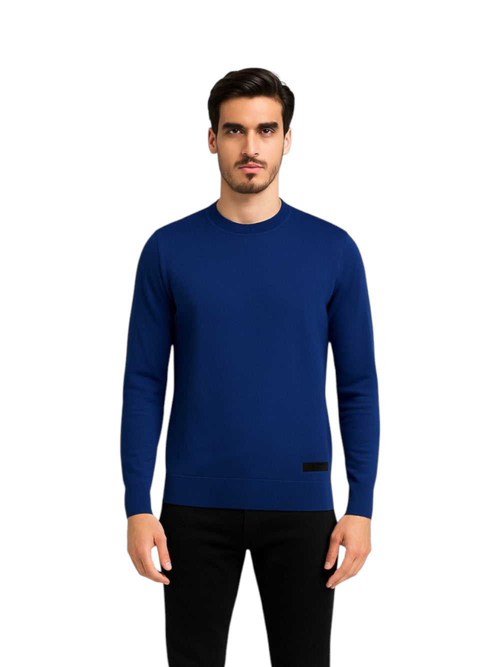 John Richmond Maglia Uomo CUANZA UMA25054MA BLUE MEDIEVAL