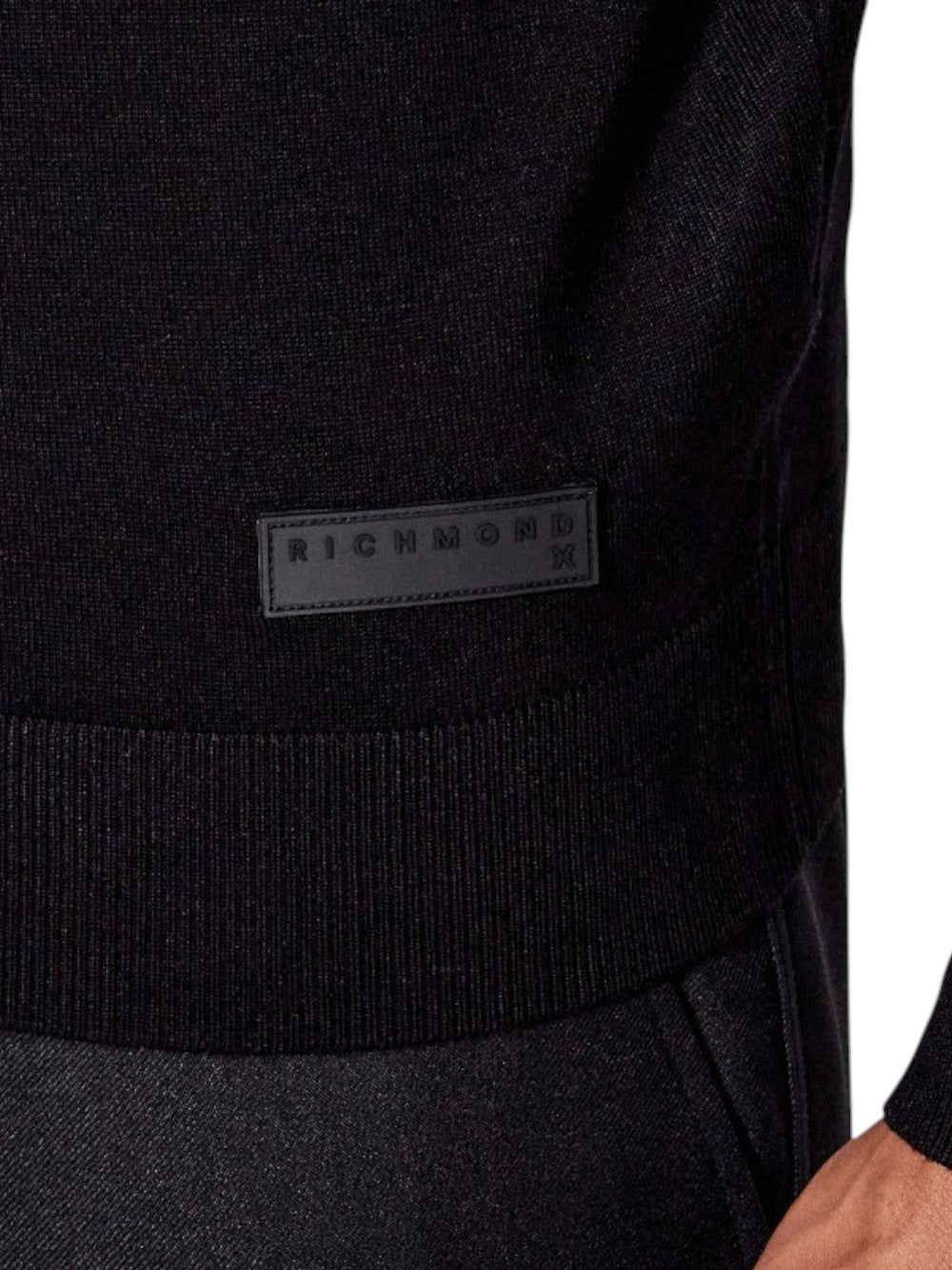 John Richmond Maglia Uomo TURTLENECK GNOMA UMA25056LU BLACK