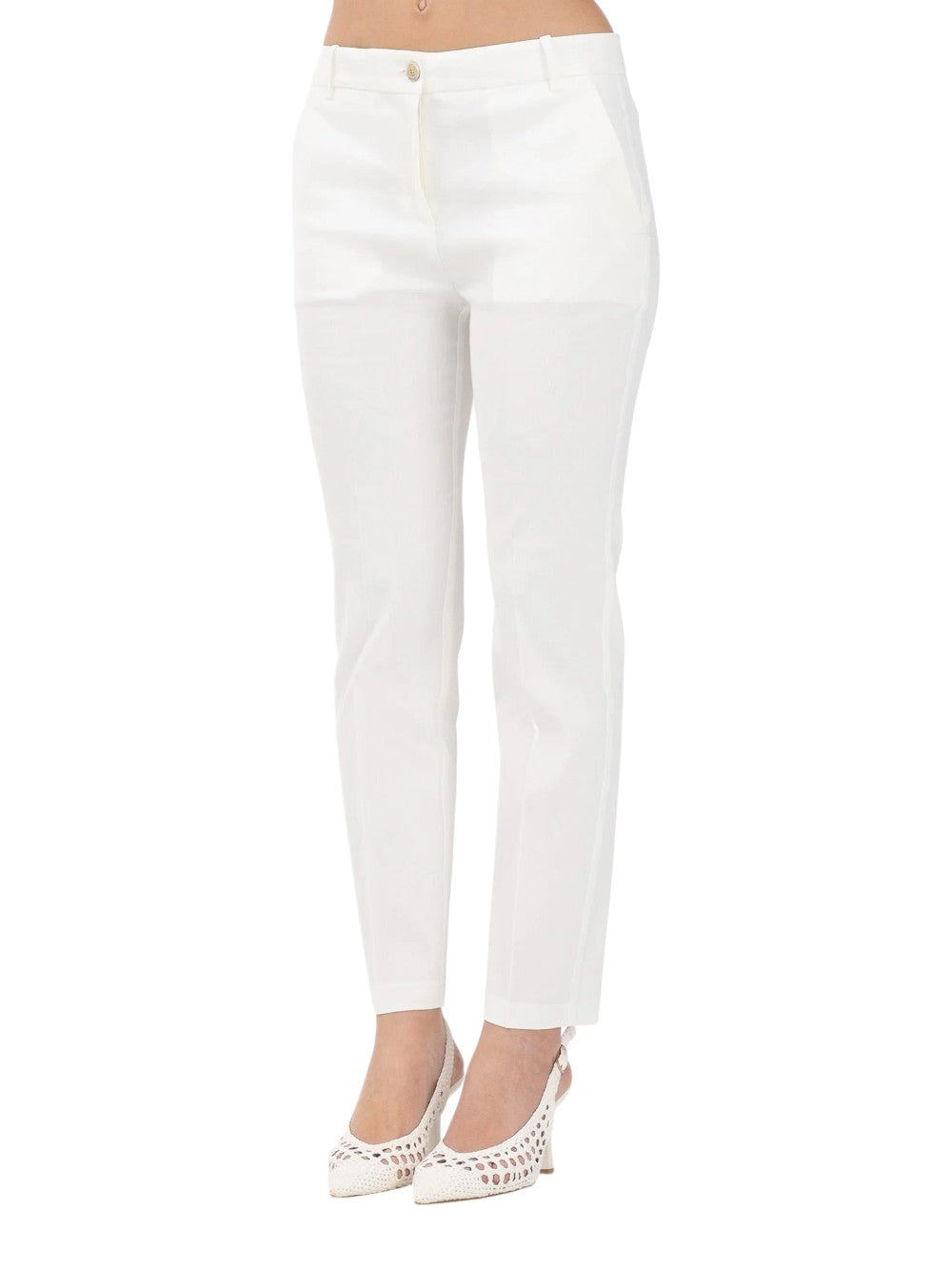 Pinko Pantalone Donna BELLO PANTALONE LINO STRETCH 100155A34IZ05