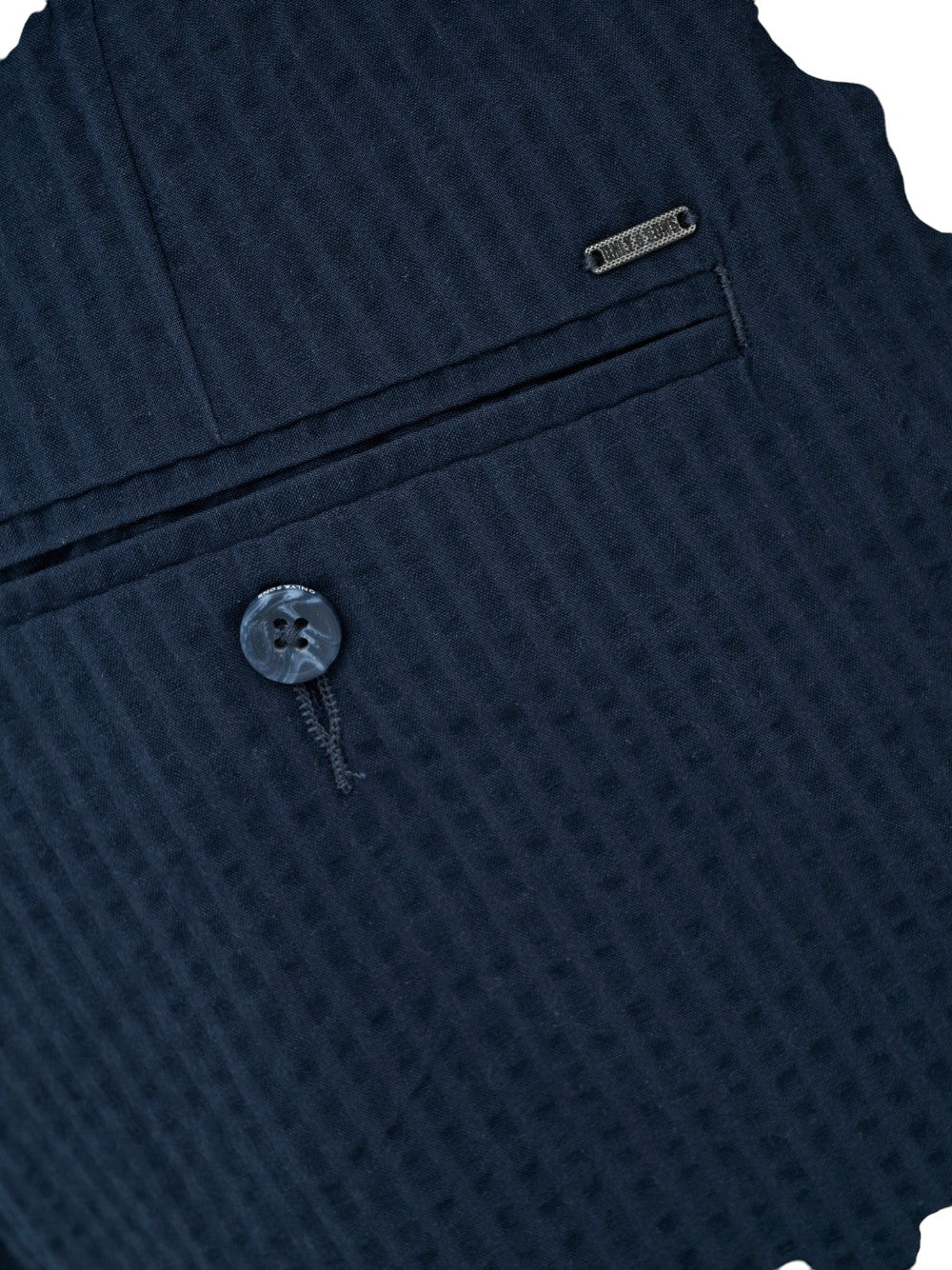 ONLY & SONS Bermuda Uomo ONSLEO LIFE 0009 SEERSUCKER 22028301 Navy Blazer