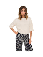 ONLY Maglia Donna ONLTHEA SS O-NECK PULLOVER KNT 15353023