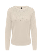 ONLY Maglia Donna ONLANABELLA LS BLING O-NECK KNT 15355228