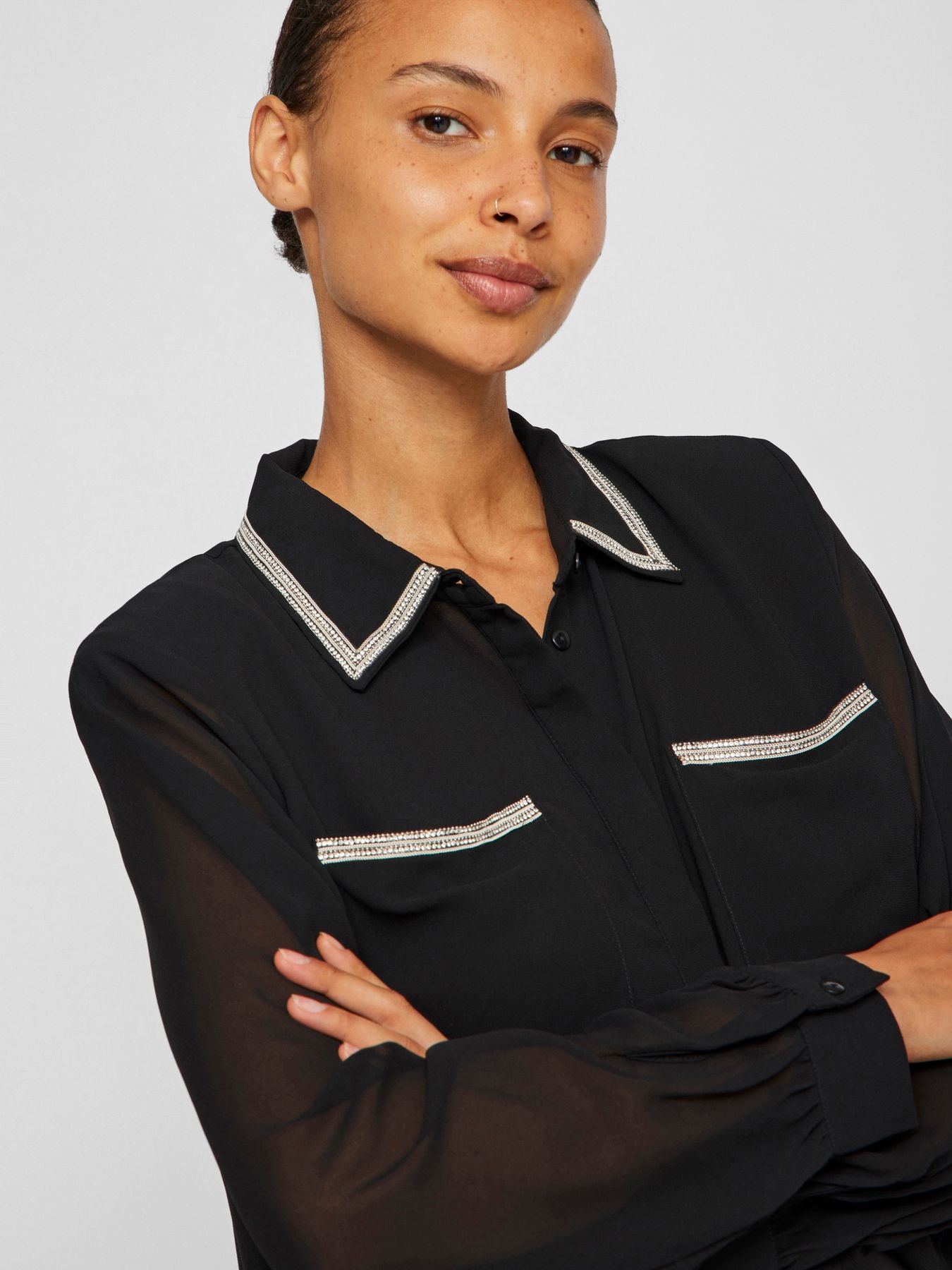 VILA camicia Donna 14101501