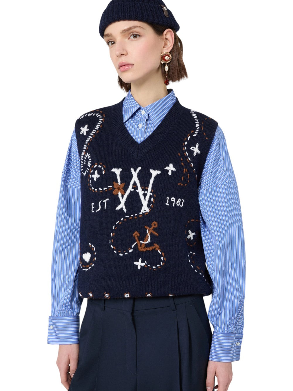 Max Mara Weekend Gilet Donna WKDCACAO 2625356012600 002