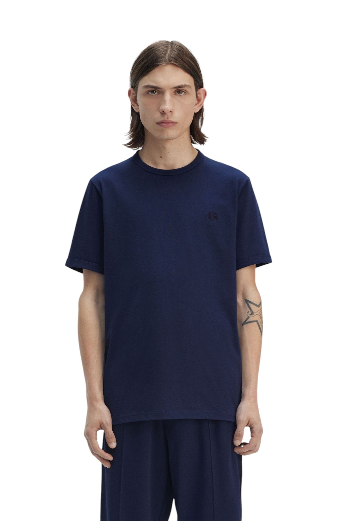 Fred Perry T-SHIRT Uomo Ringer M3519