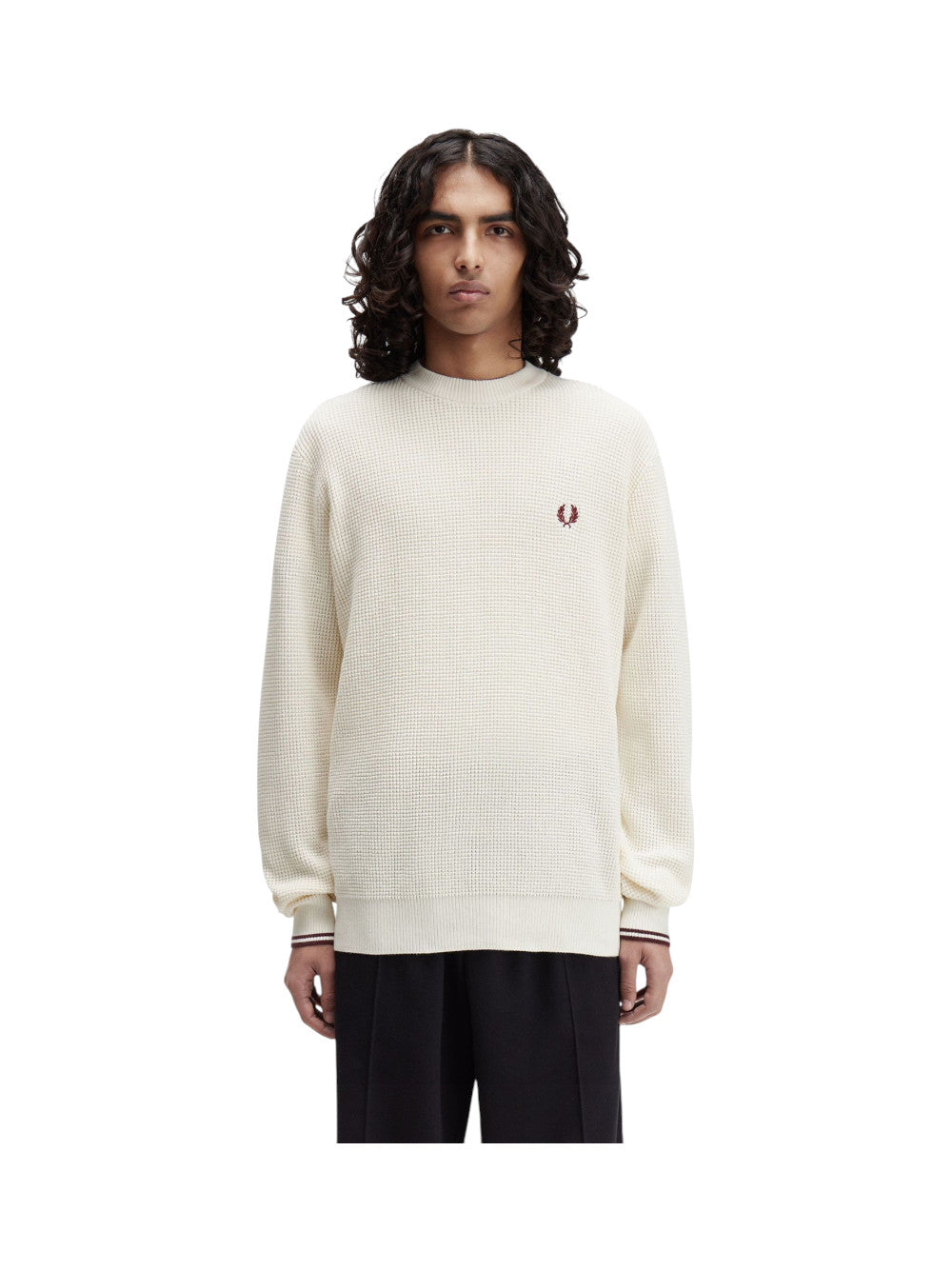 Fred Perry Maglia Uomo FP WAFFLE STITCH JUMPER K6507 560