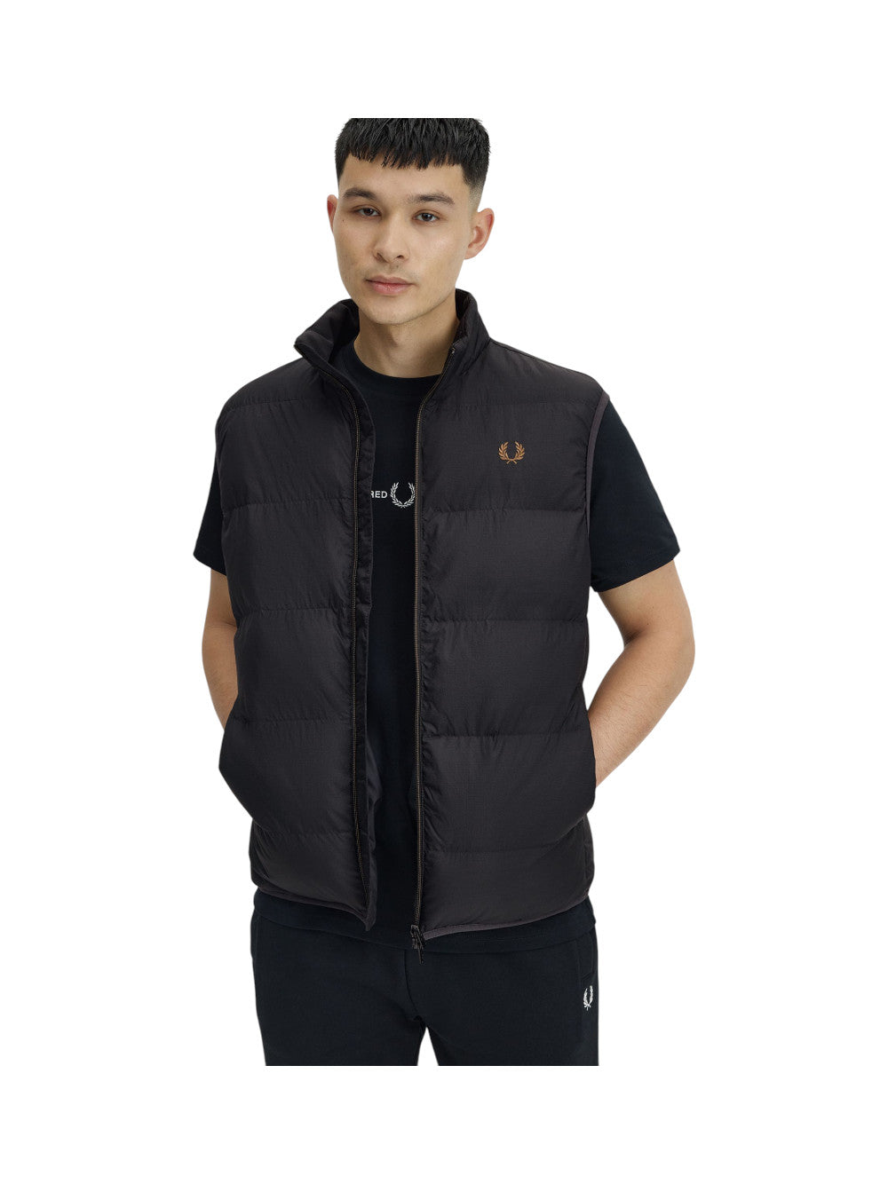 Fred Perry smanicato Uomo FP INSULATED GILET J8522 102