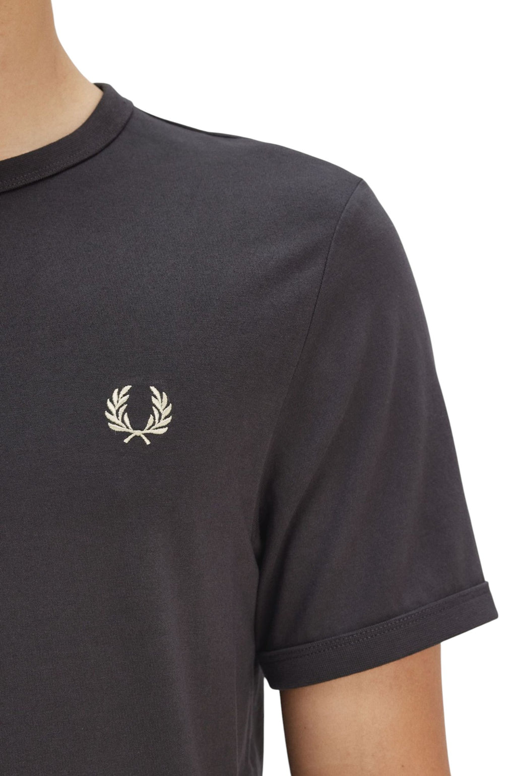 Fred Perry T-SHIRT Uomo Ringer M3519