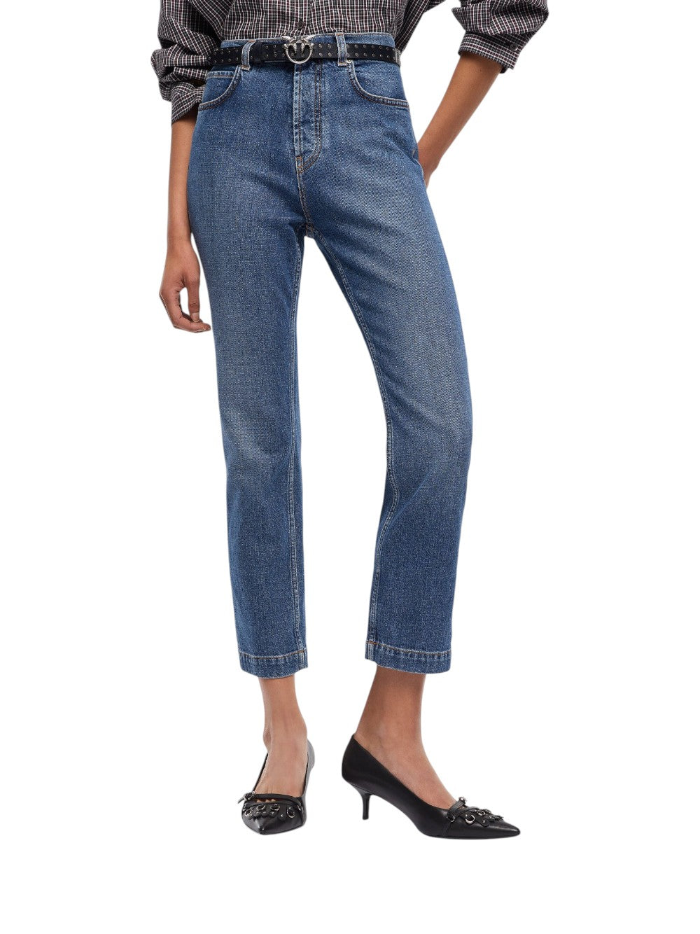 Pinko Jeans Donna SUE SLIM COMFORT BLUE DENIM 107385A3KA PJD