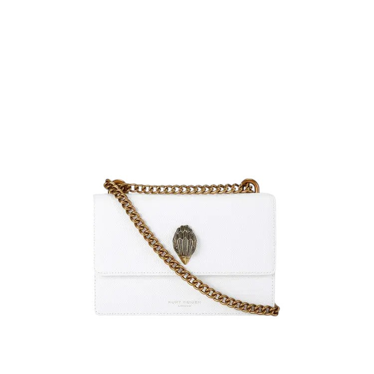 Kurt Geiger borsa Donna 690-SHOREDITCH SM CROSS BODY-WHITE-LEATHER