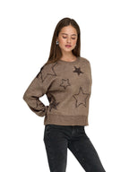 ONLY Maglia Donna ONLROSIE LS O-NECK GLITTER KNT 15328250