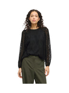 VILA Blusa Donna VIMIKA O-NECK L/S TOP - NOOS 14107406